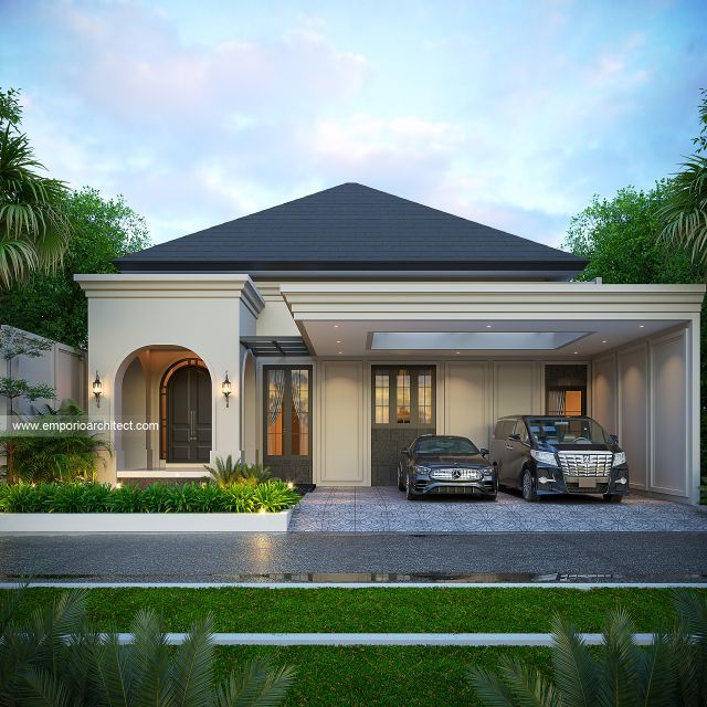 Mr_ MG 2133 Classic Modern House 1 Floor Design - Karawaci, Tangerang 41597 - Home Exterior Design